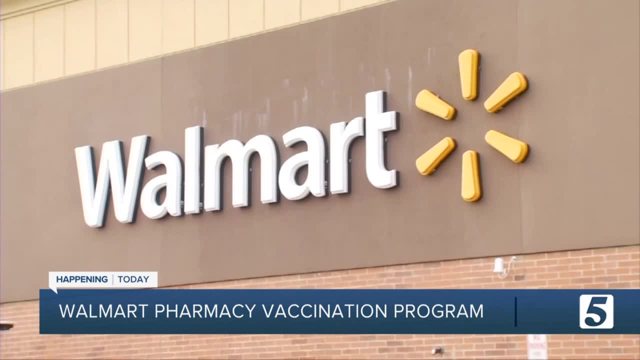 Walmart pharmacies in Tennessee now offering COVID19 vaccines