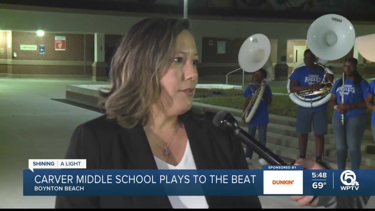 Carver Middle School marching band back in action after almost a decade