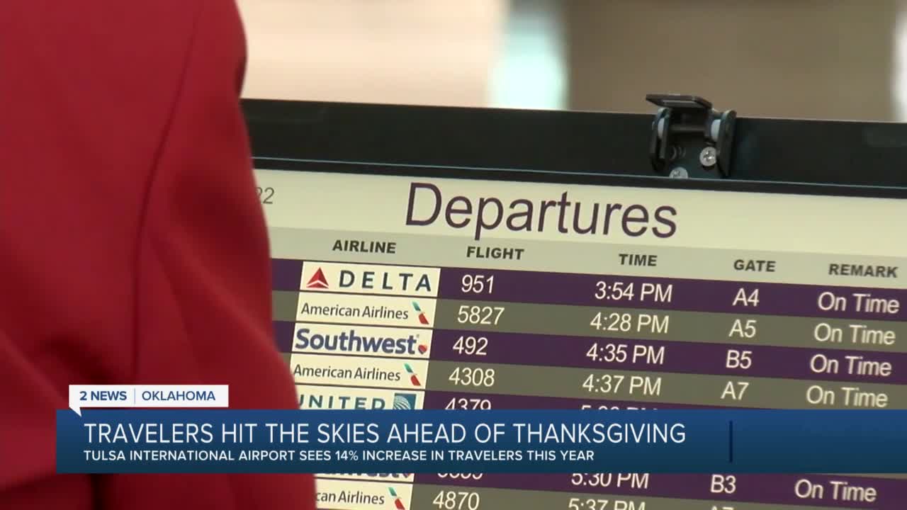 Tulsa International Airport prepares for busy days ahead of Thanksgiving - Vimarsana News