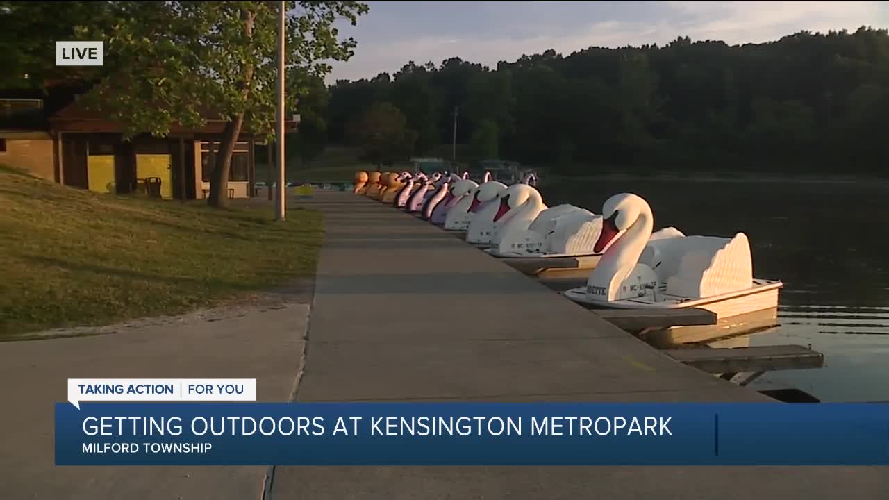 Kensington Metropark families for a day of fun