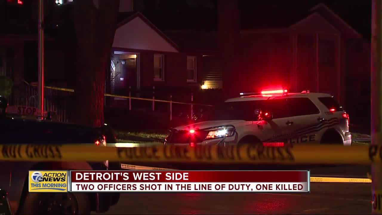 1 officer killed, another in serious condition after shooting in Detroit