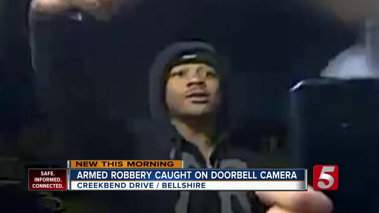 Video Nashville robbery captured on doorbell camera