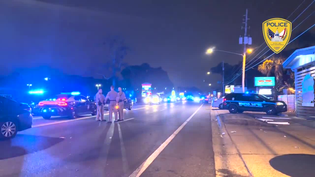 Parking lot shootout in Tallahassee leaves 1 dead, 8 wounded