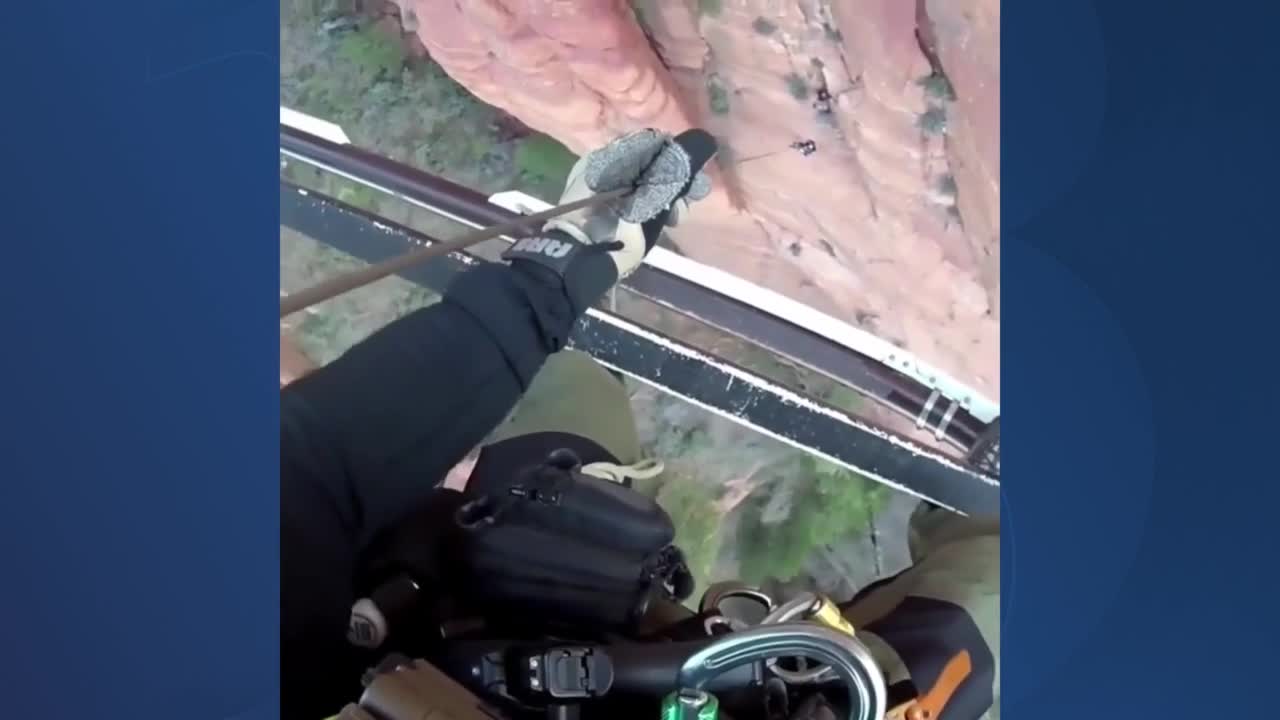 VIDEO: Injured climber rescued in Zion National Park - Vimarsana News
