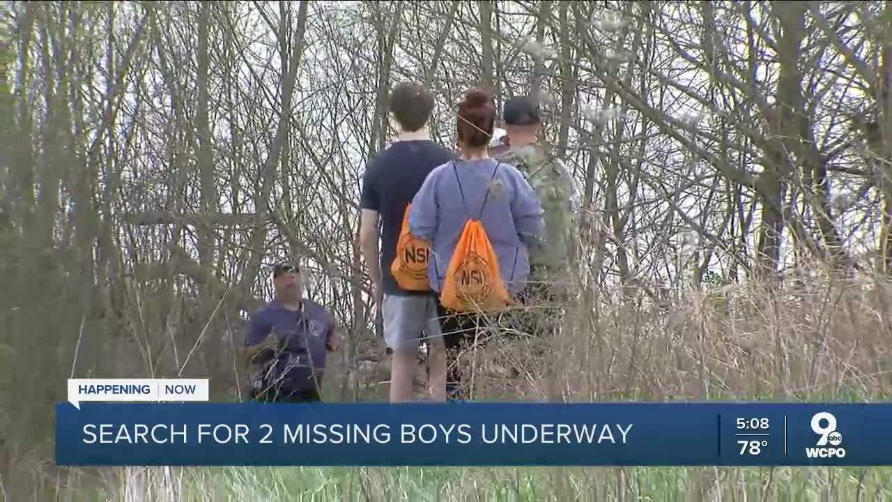 Friday search ends with no sign of bodies of 2 missing boys