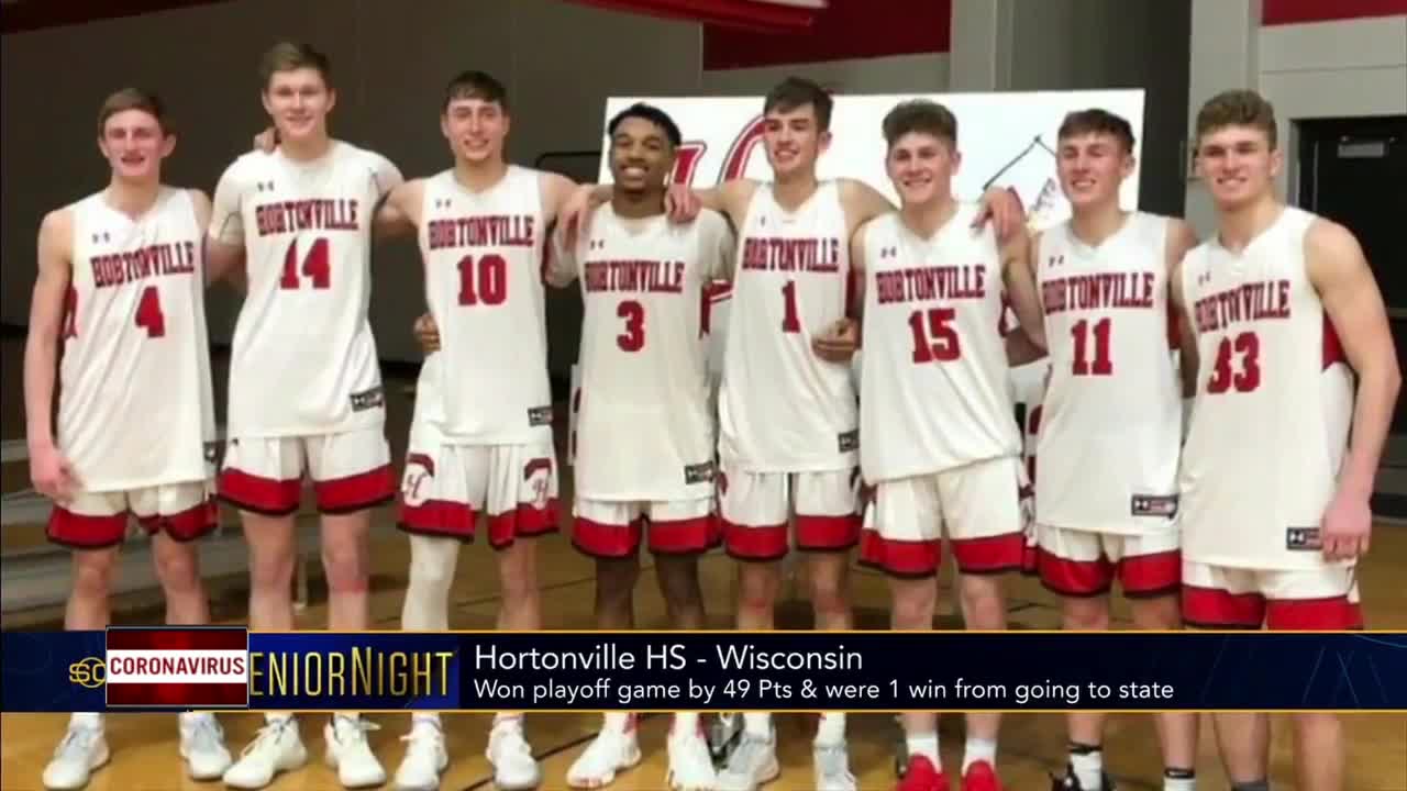 Hortonville boys basketball team featured on SportsCenter's "Senior Night"