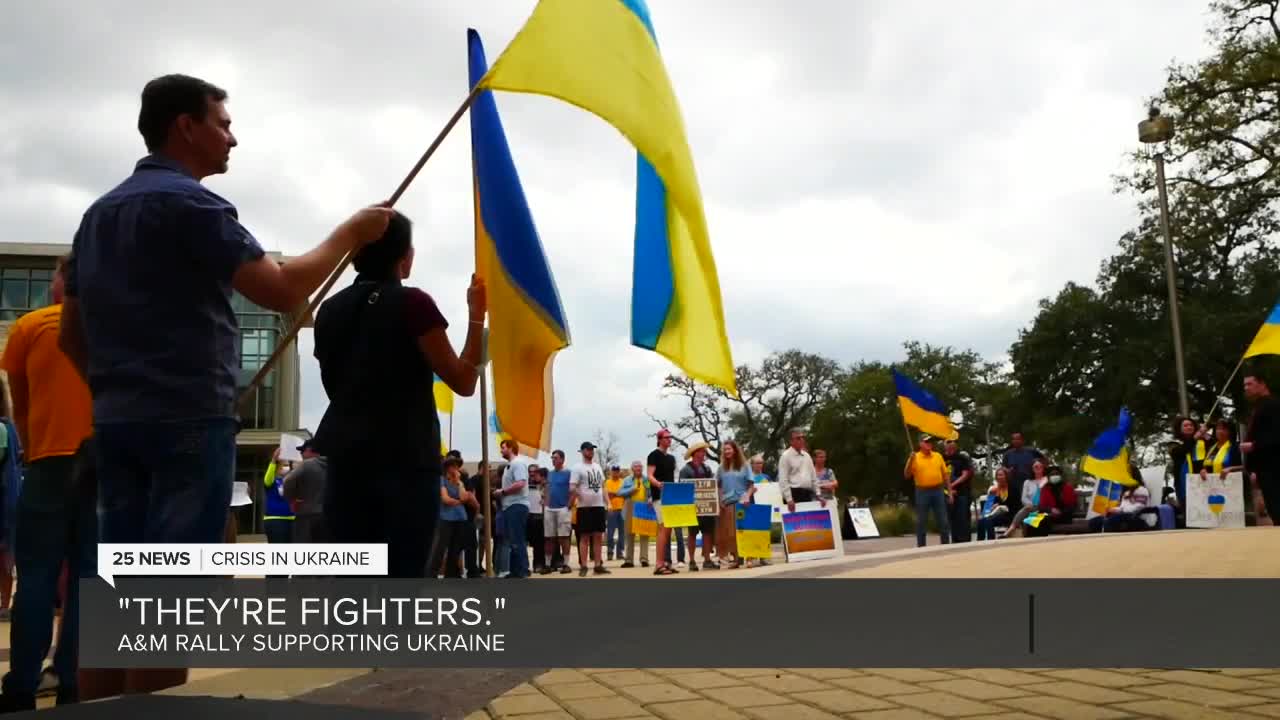 'Aggies for Ukraine': Students and faculty protest Russian invasion - Vimarsana News