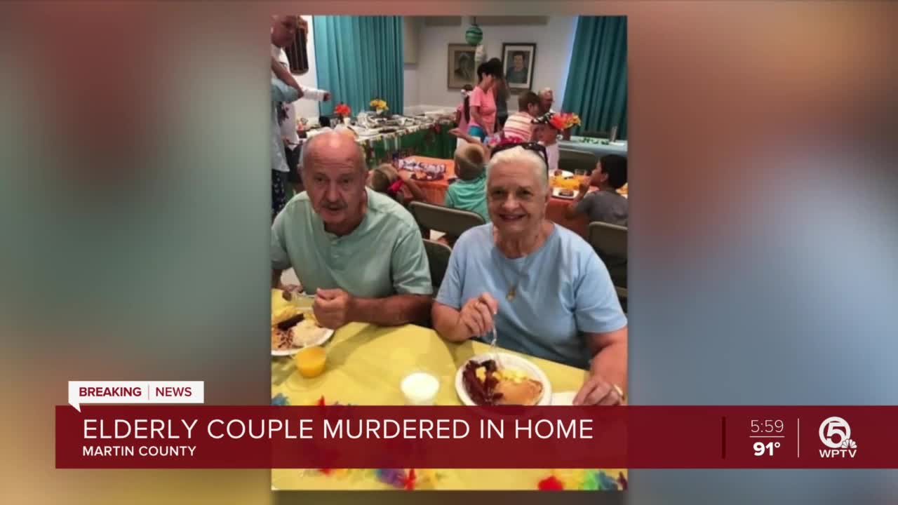 Elderly couple found dead inside Martin County home