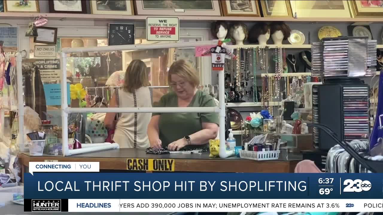 Bakersfield thrift shop hit by shoplifting