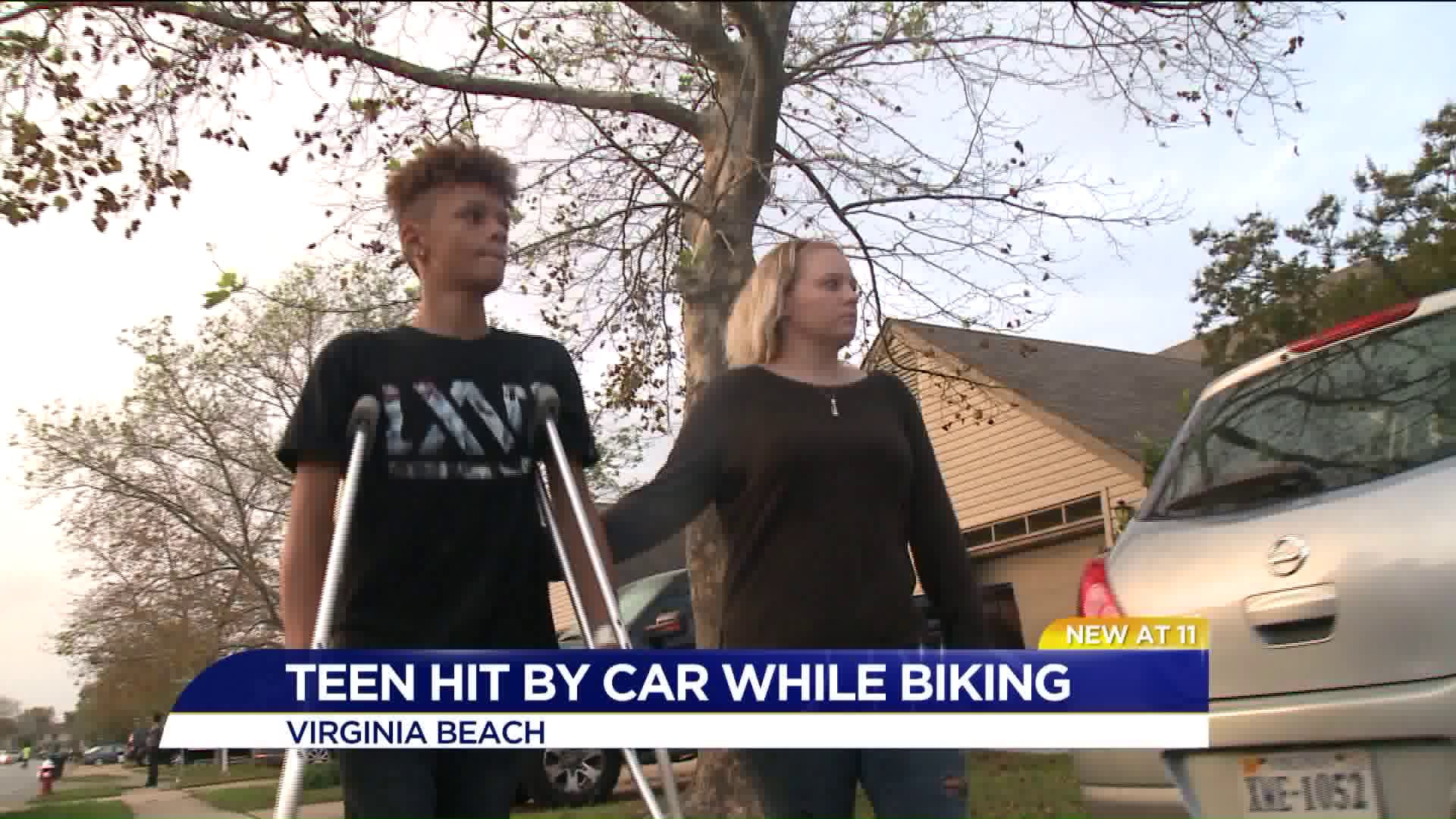 Teen biking to school hit by car, driver didn’t stop to render aid
