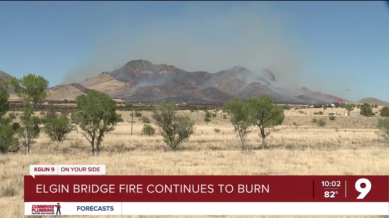 Elgin Bridge Fire decreased in size to 2,149 acres