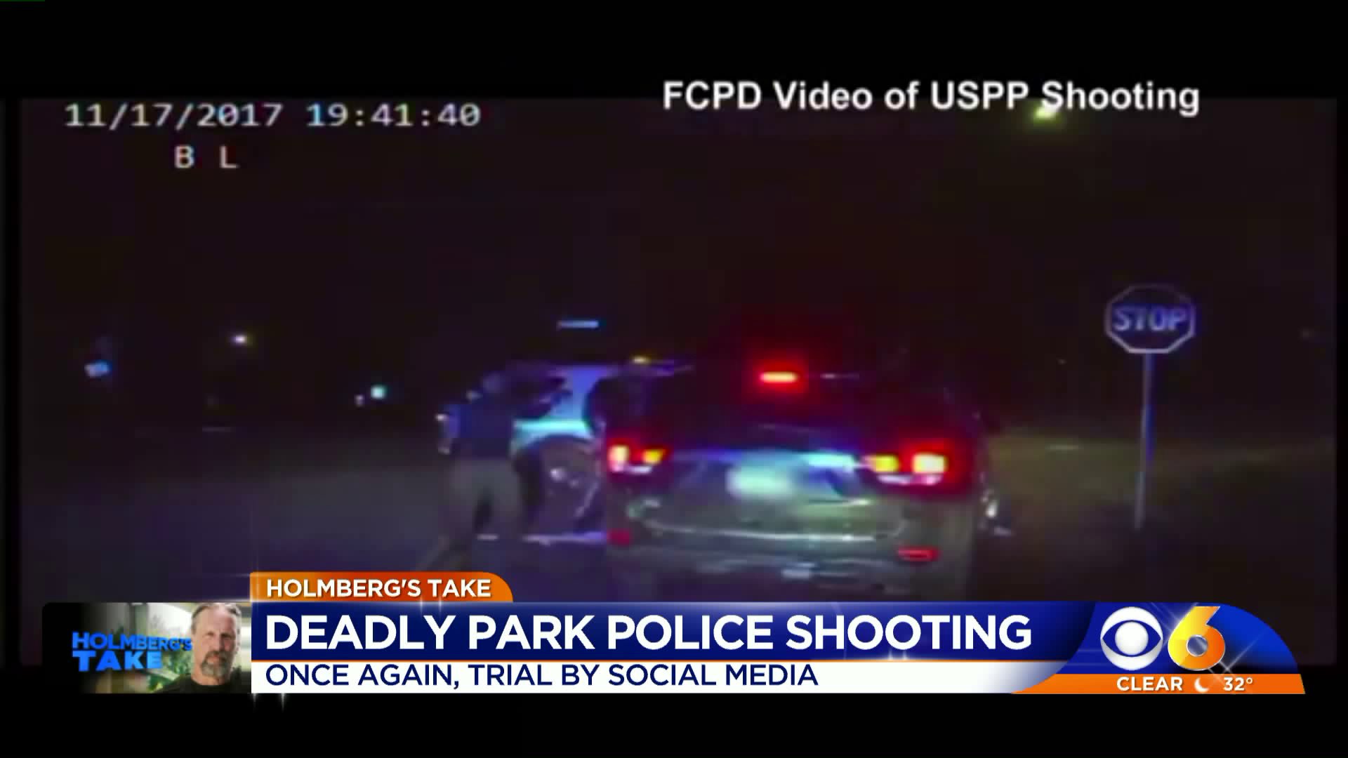 What does the dashcam video of the fatal shooting of a VCU graduate