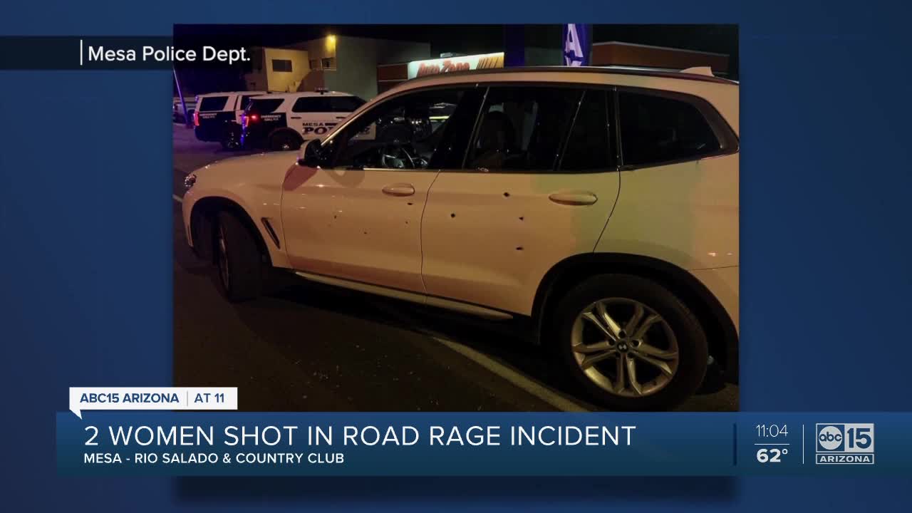2 men arrested in road rage incident that led to shooting in Mesa