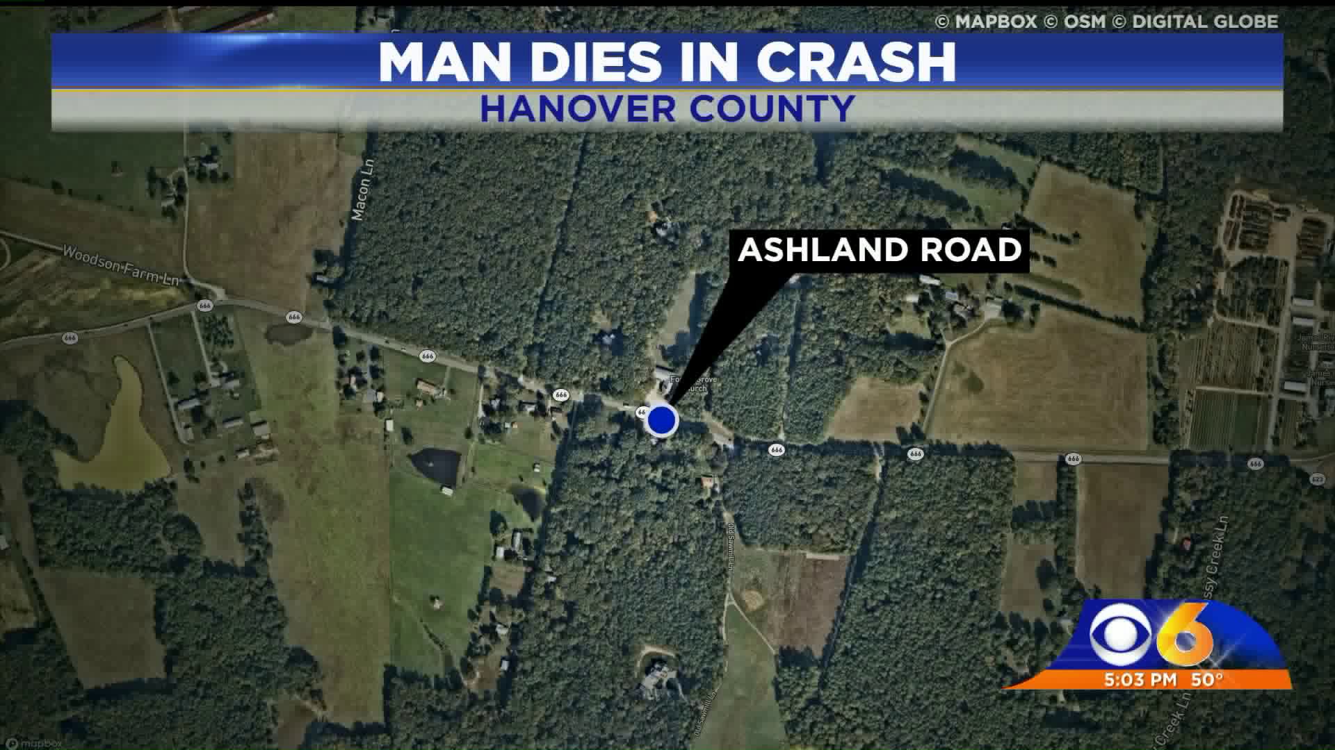 Deputies ID Ashland man killed in rollover crash