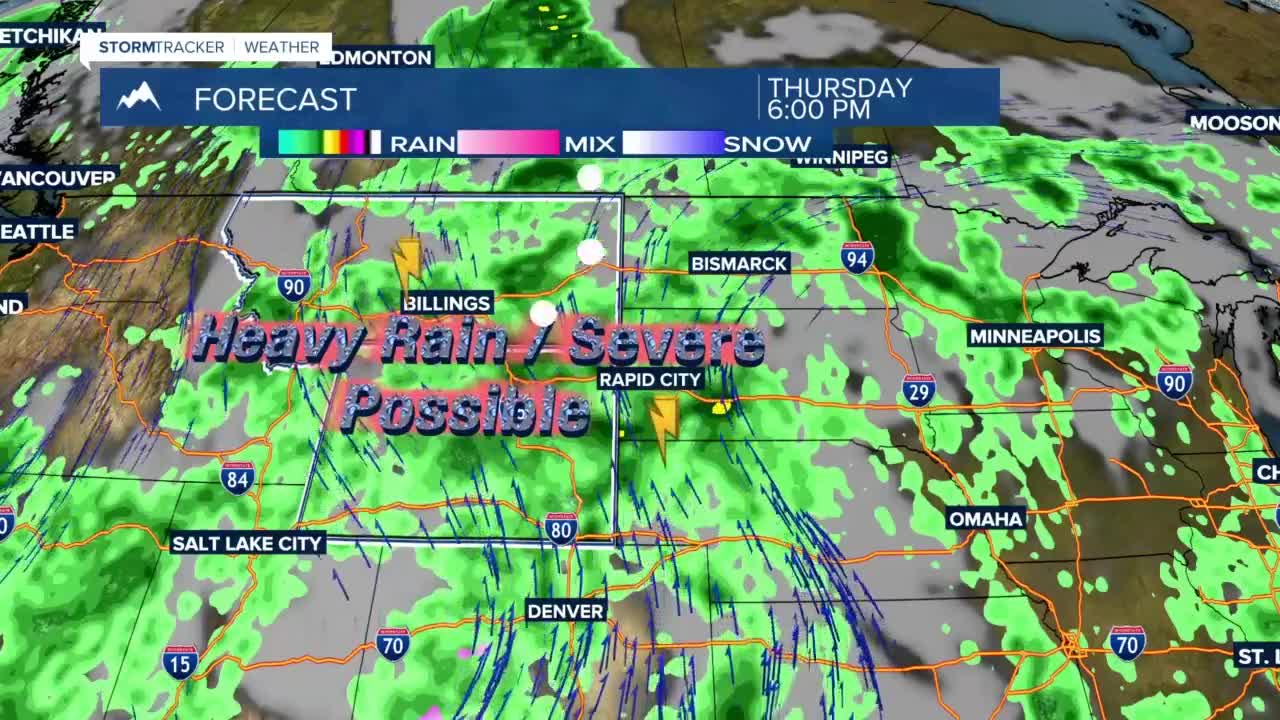 Q2 Billings Area Weather: Storm potential increases through the work week