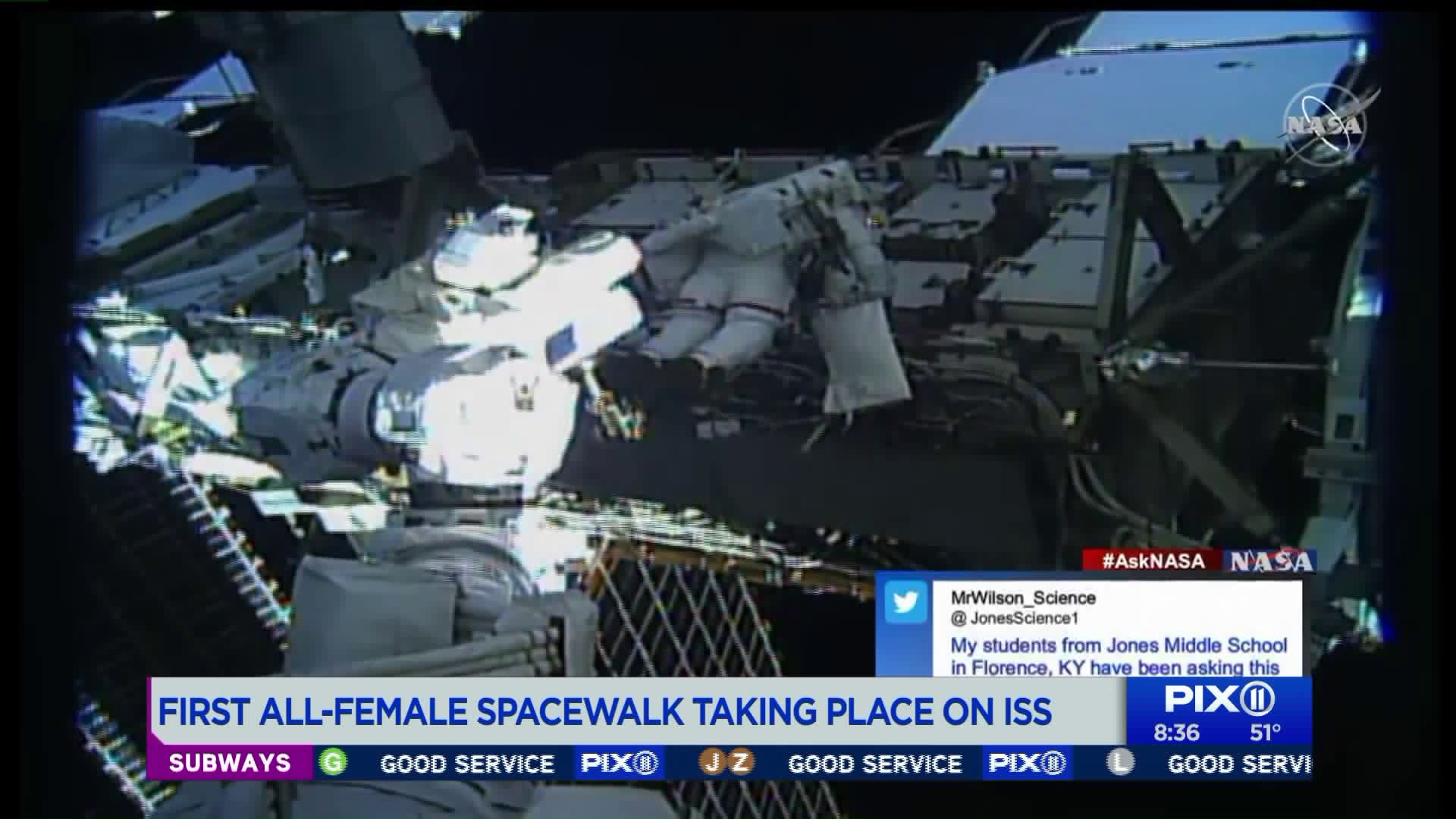 Watch the First All-Female Spacewalk