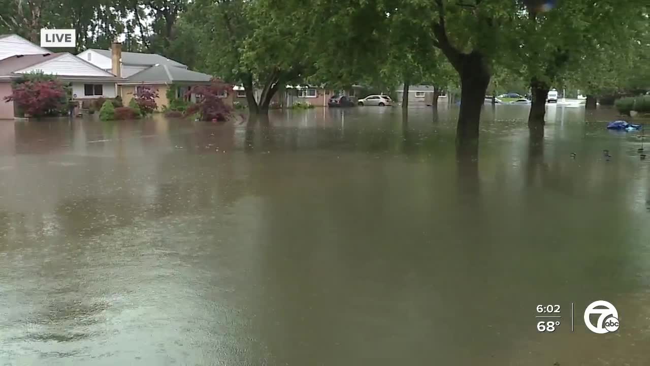 Friday rain triggers more flooding in parts of metro Detroit