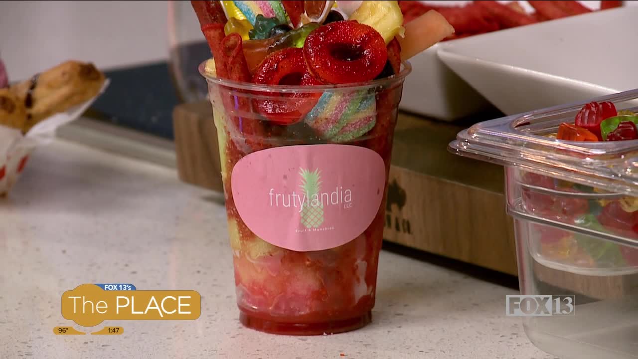Create your own fruit cup at FrutyLandia