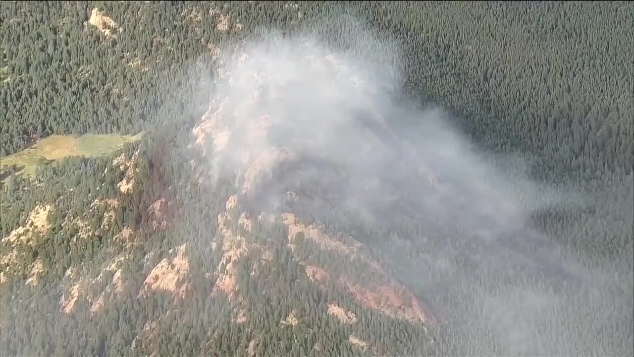 50acre Elephant Butte Fire near Evergreen 25 contained