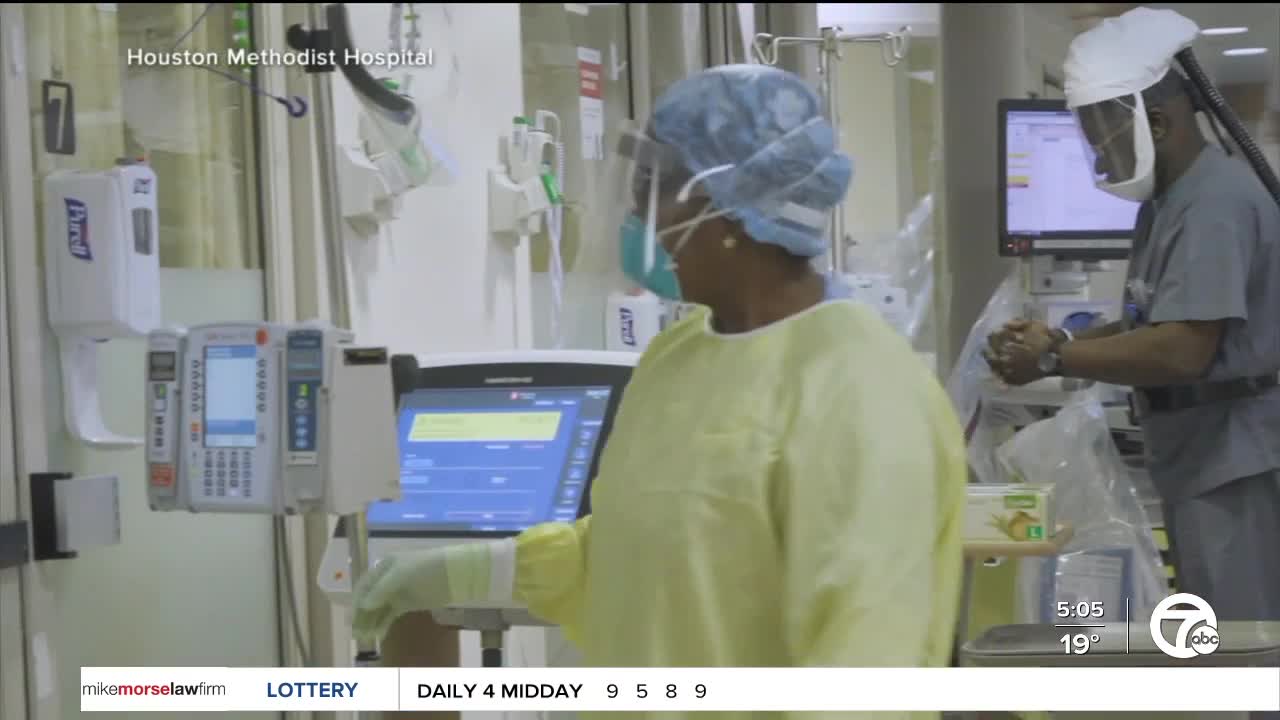 COVID related hospitalizations, positivity rates on the decline