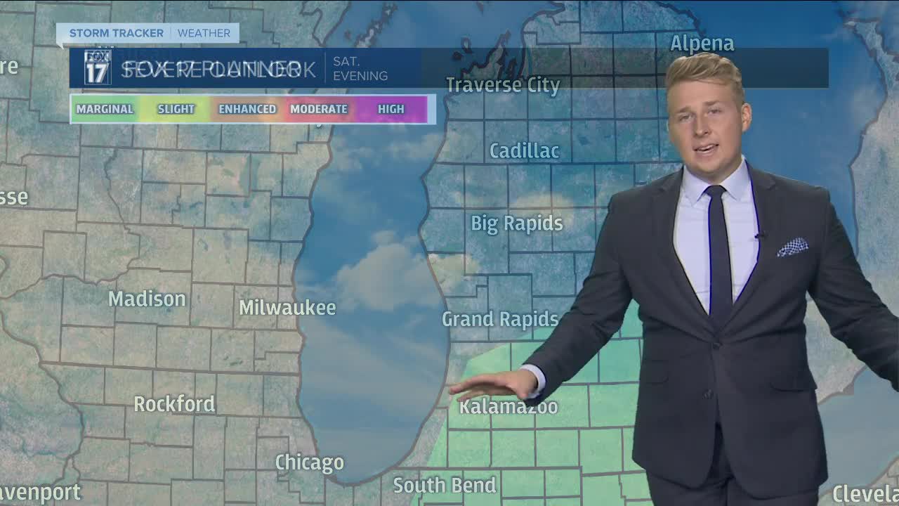 Light rain, breezy and cloudy Thursday