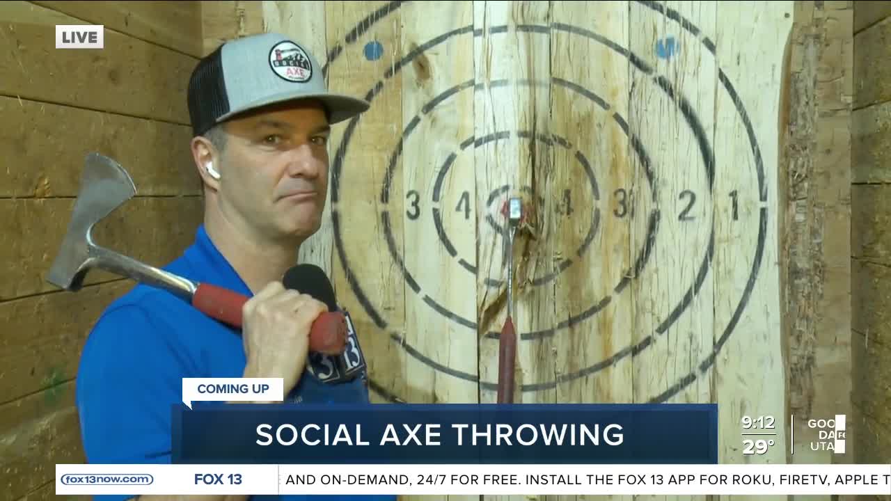 Social Axe Throwing in Ogden