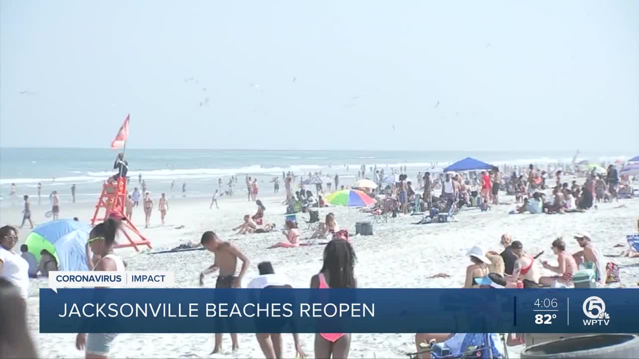 North Florida beaches among 1st to reopen since closures