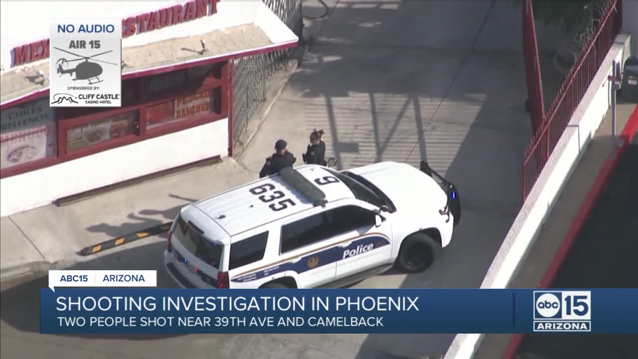 Suspect sought after shootout near 40th Avenue and Camelback Road
