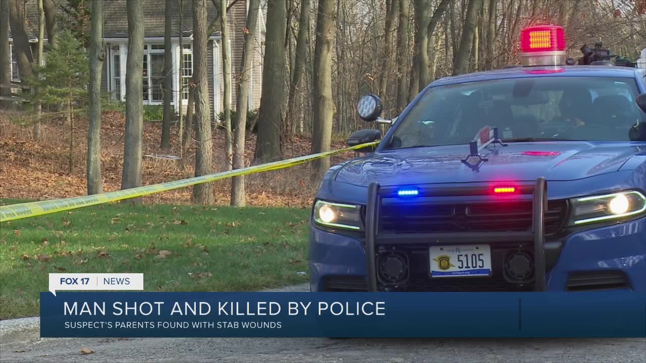 Officer shoots man dead after alleged stabbing