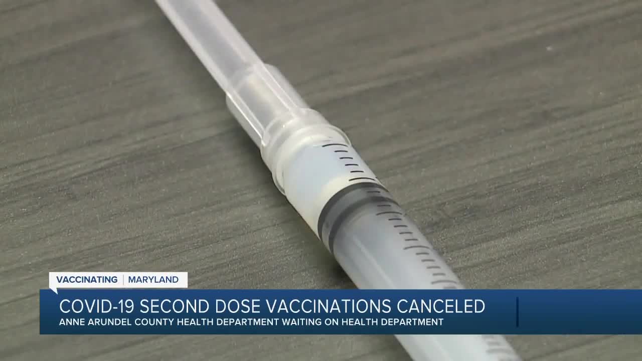 COVID19 second dose vaccination clinics scheduled in Anne Arundel Co