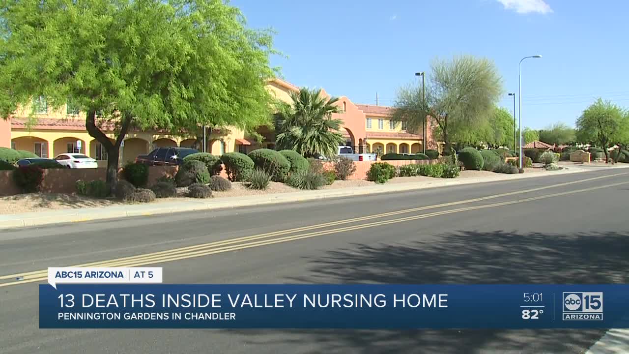 13 residents at Chandler nursing home dead from COVID19 complications