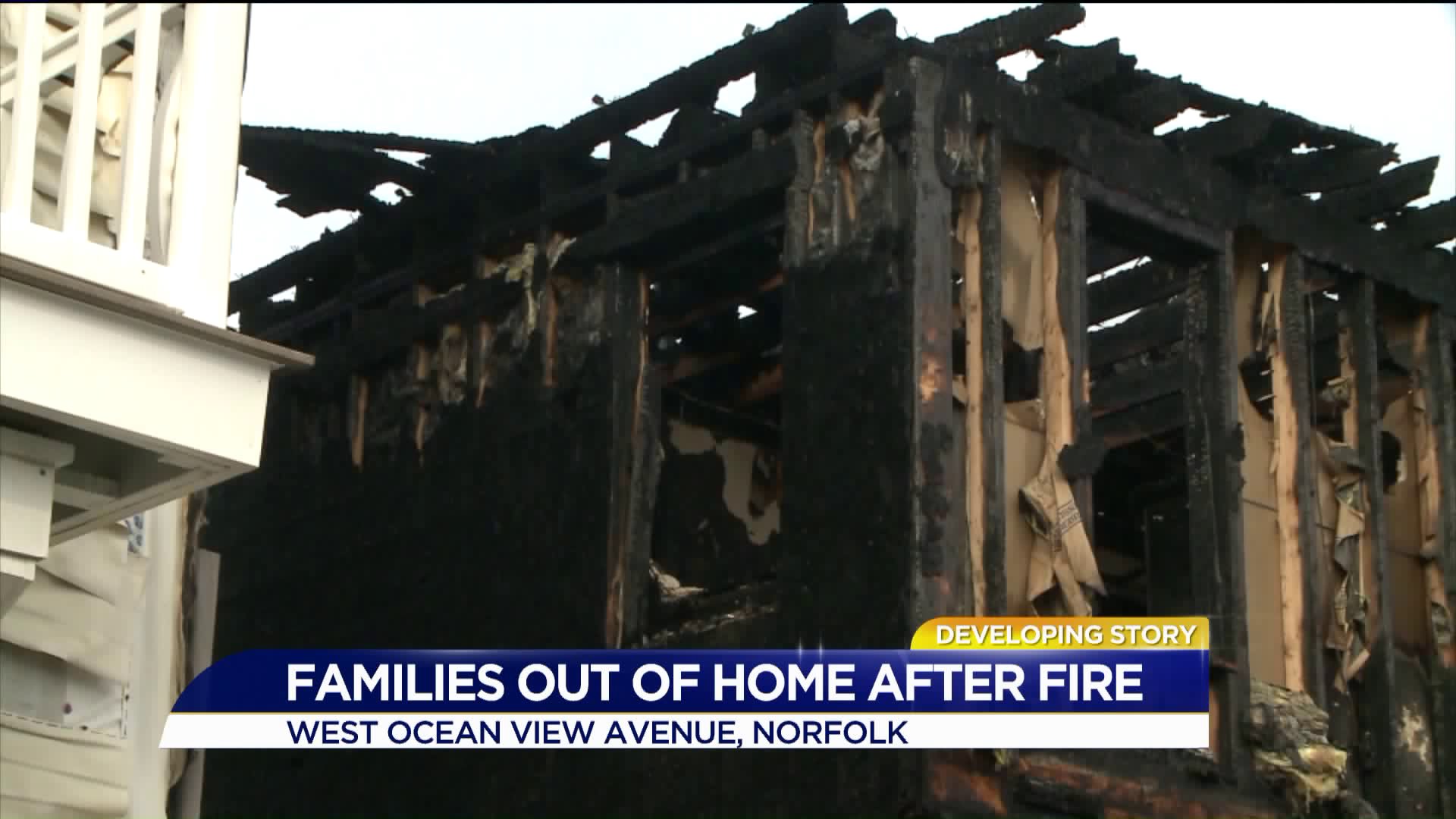 Two-alarm fire destroys home in Ocean View
