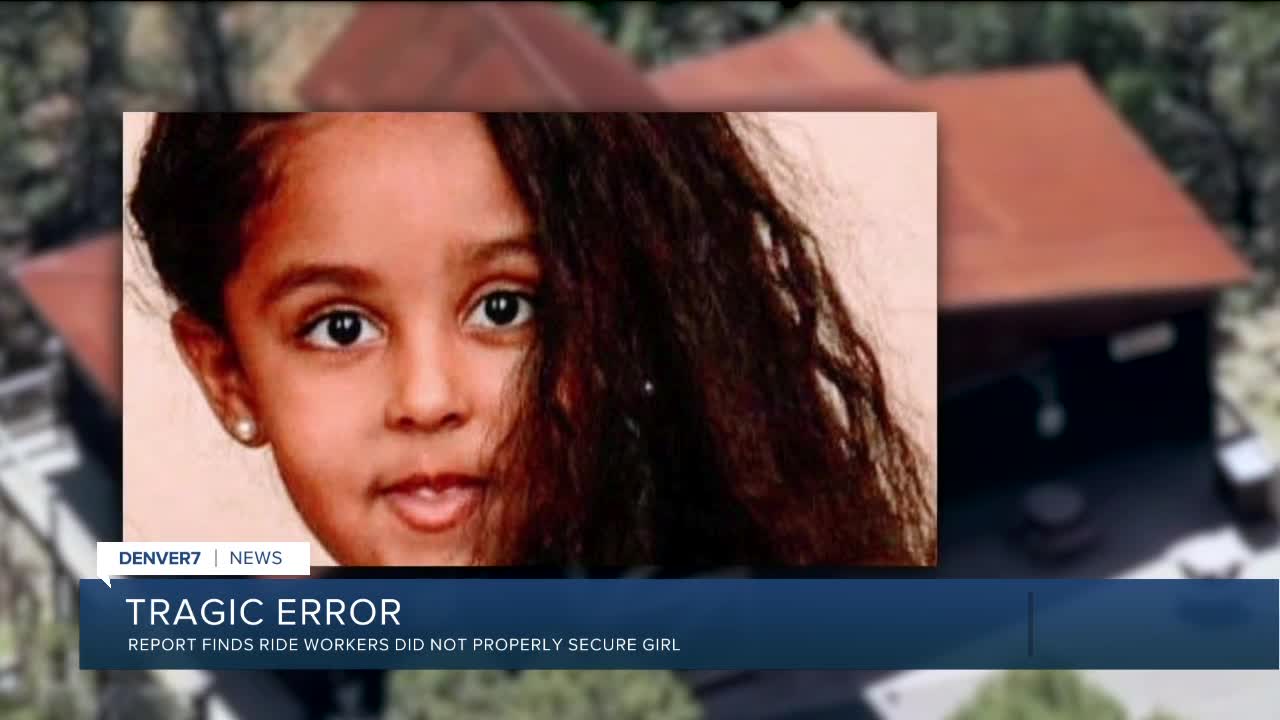 Girl who died on Glenwood Caverns ride was not buckled in, report says