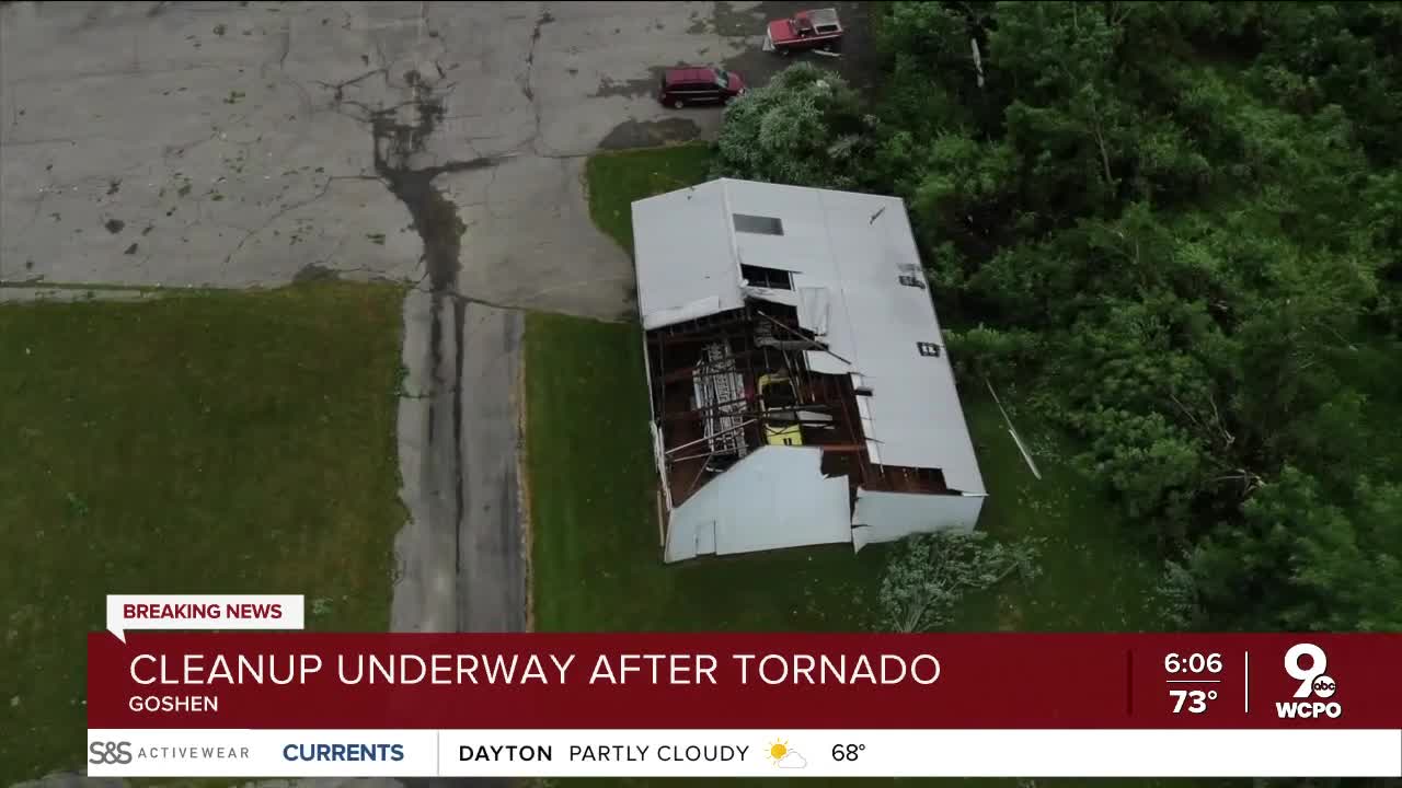 Ohio tornado Tornado touches down in Goshen; State of emergency declared