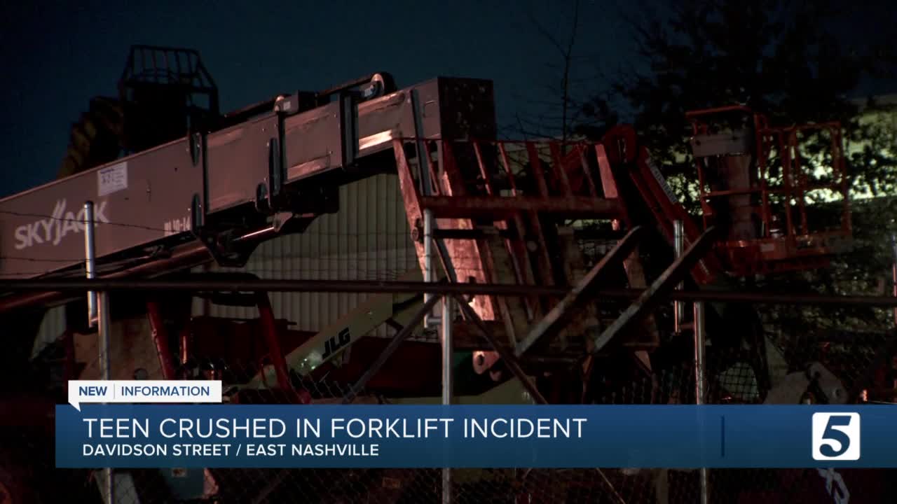 Teenager killed in forklift accident