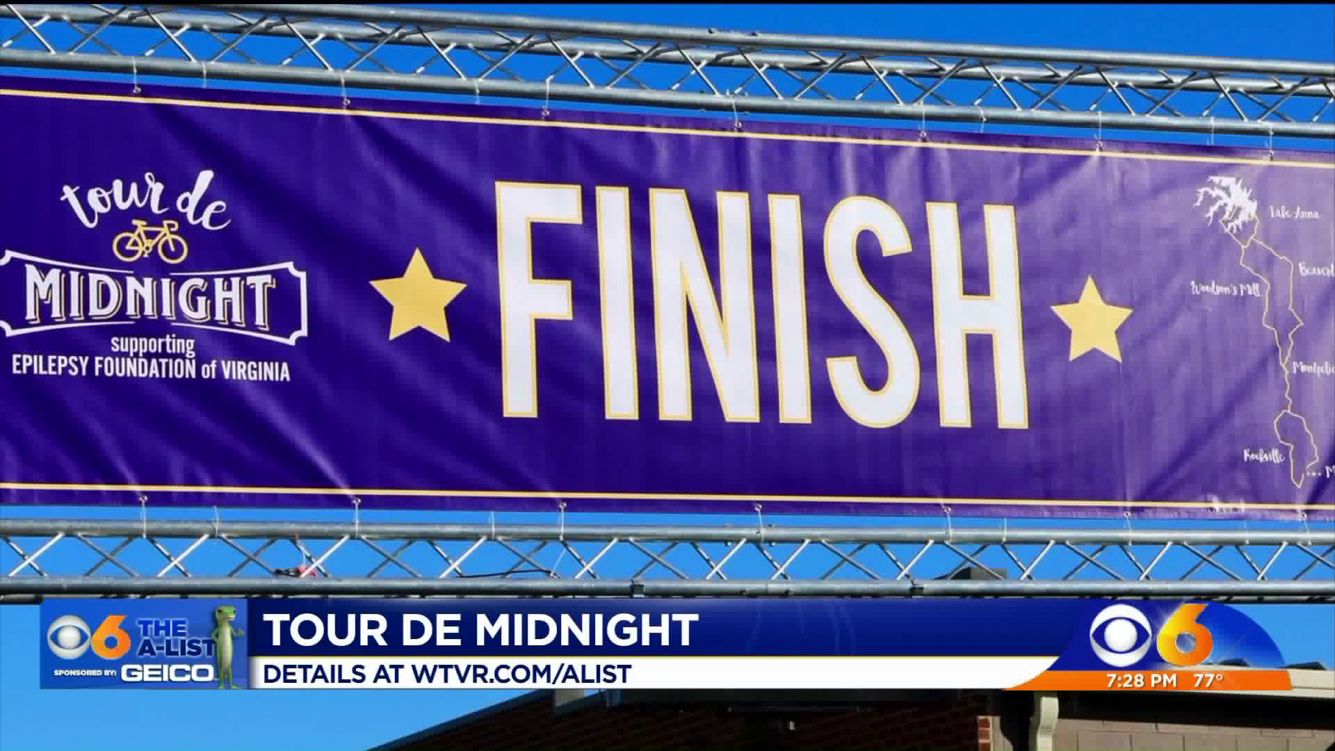 3rd Annual Tour de Midnight is this Saturday