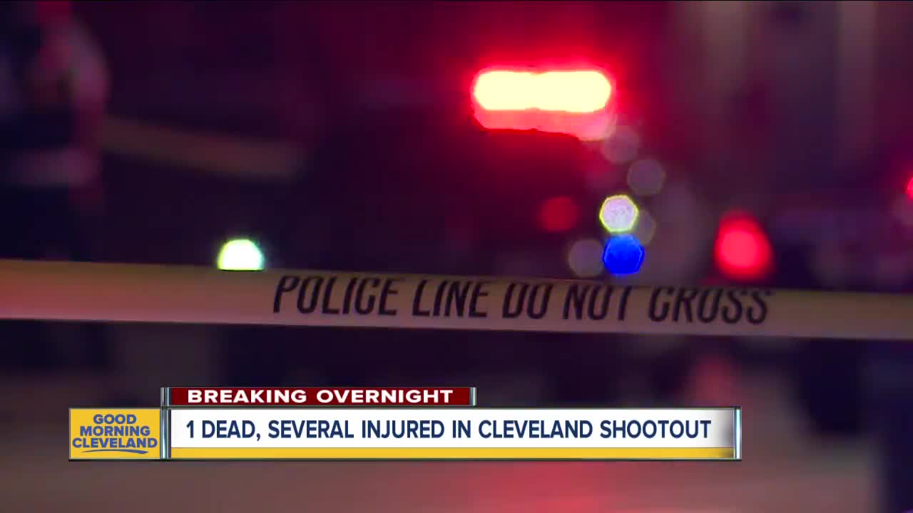 18 shot, 1 dead in shooting on Cleveland's East Side
