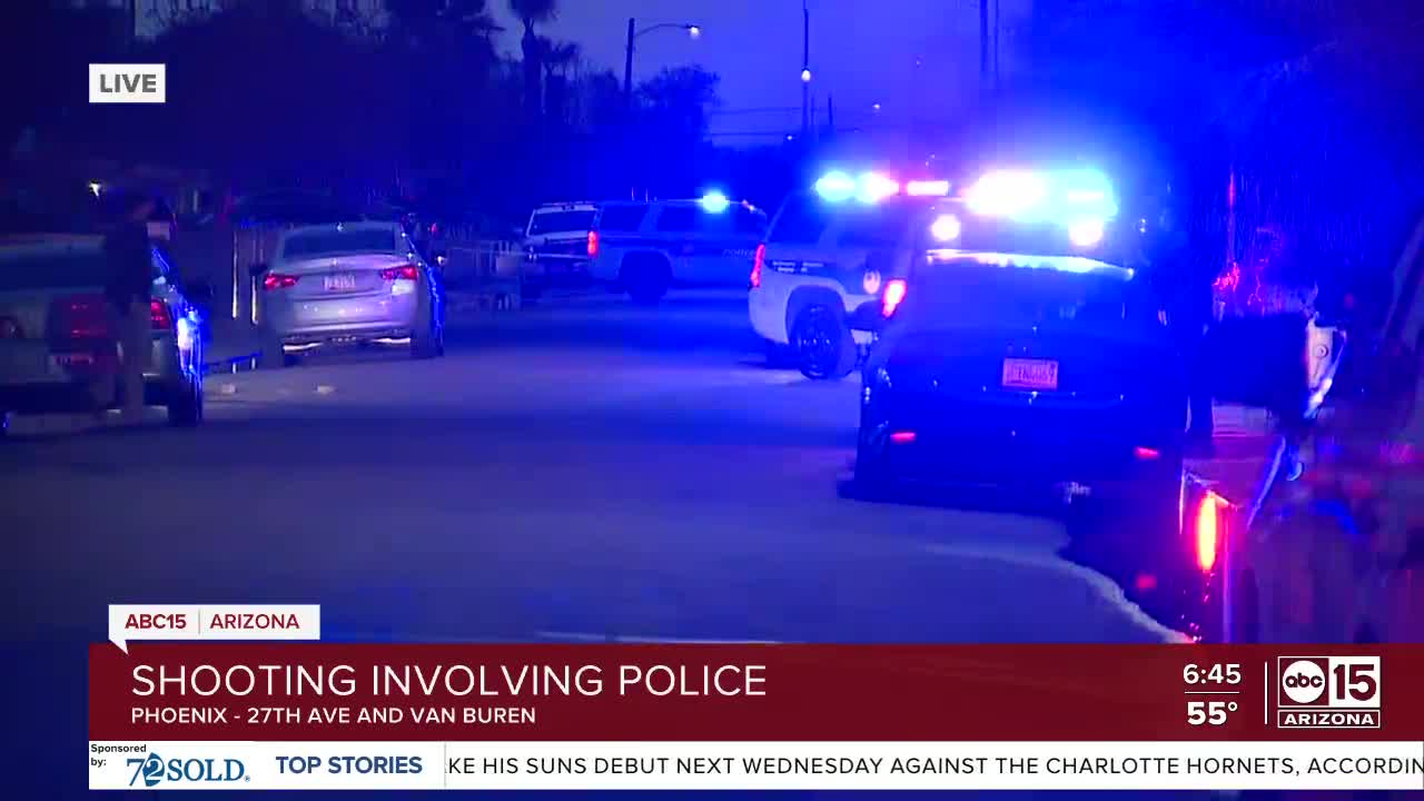 Man shot, killed by police near 27th Avenue and Van Buren Street
