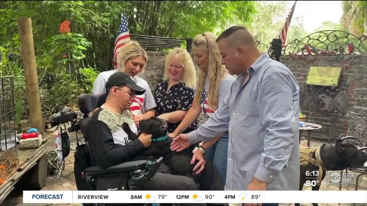 Corsos for Heroes pairs service dogs with disabled veterans