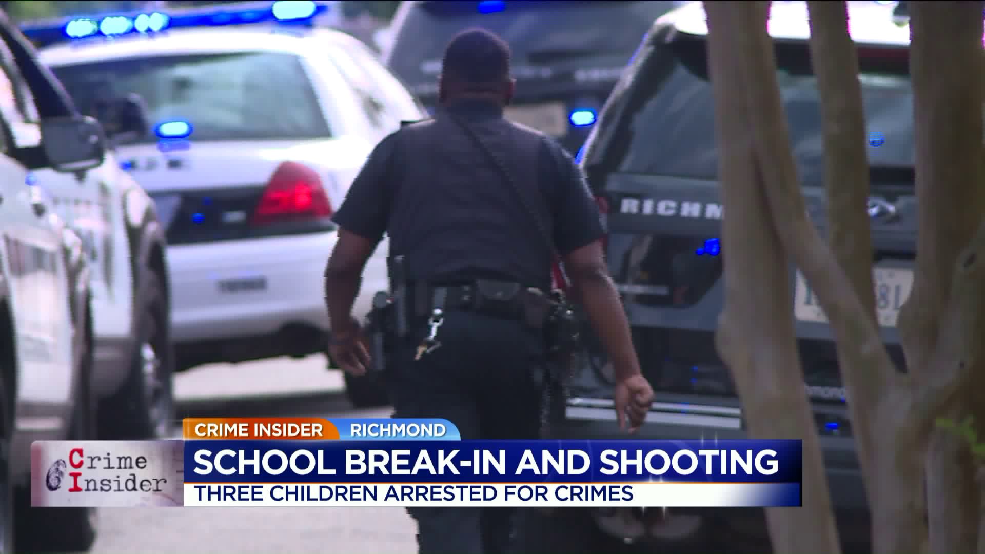 Children arrested for Richmond school breakin, shooting