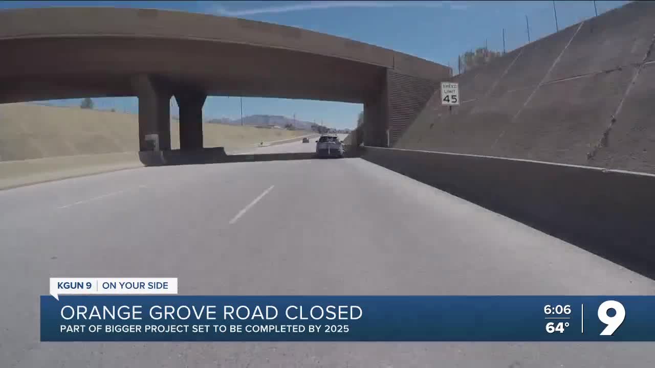 On and offramps closed at Orange Grove and I10 for highway widening