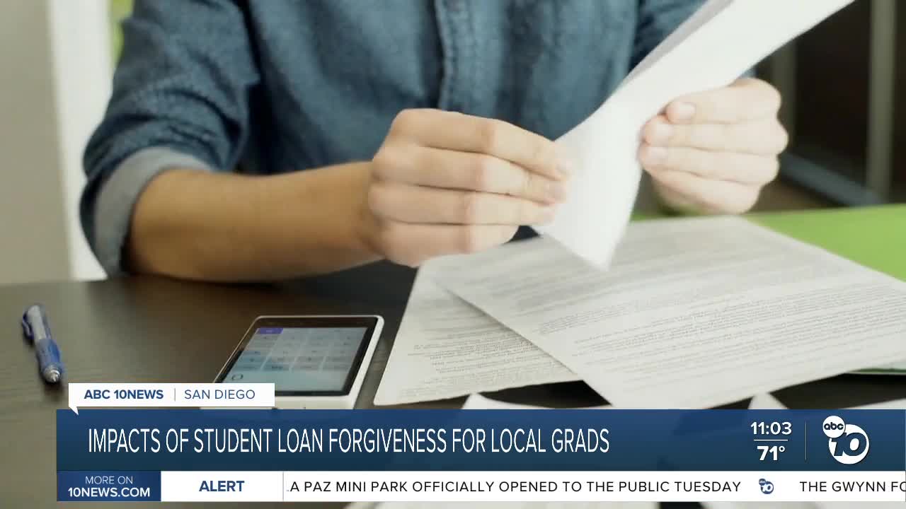 Student loan forgiveness plan's impact on San Diego college grads - Vimarsana News