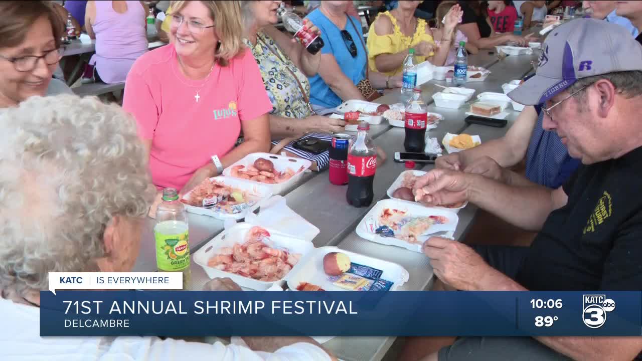 71st Delcambre Shrimp Festival offers tasty seafood away from the heat