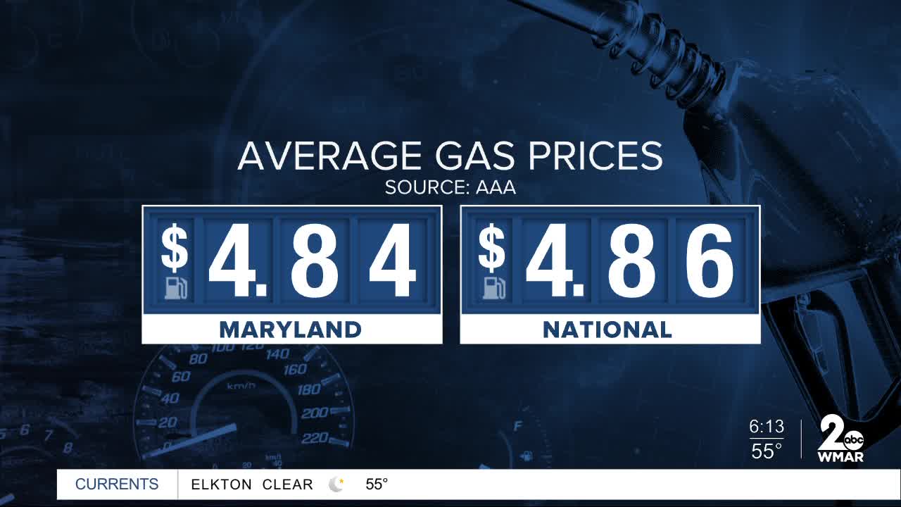 Md. gas prices reach a record high nearing 5 per gallon