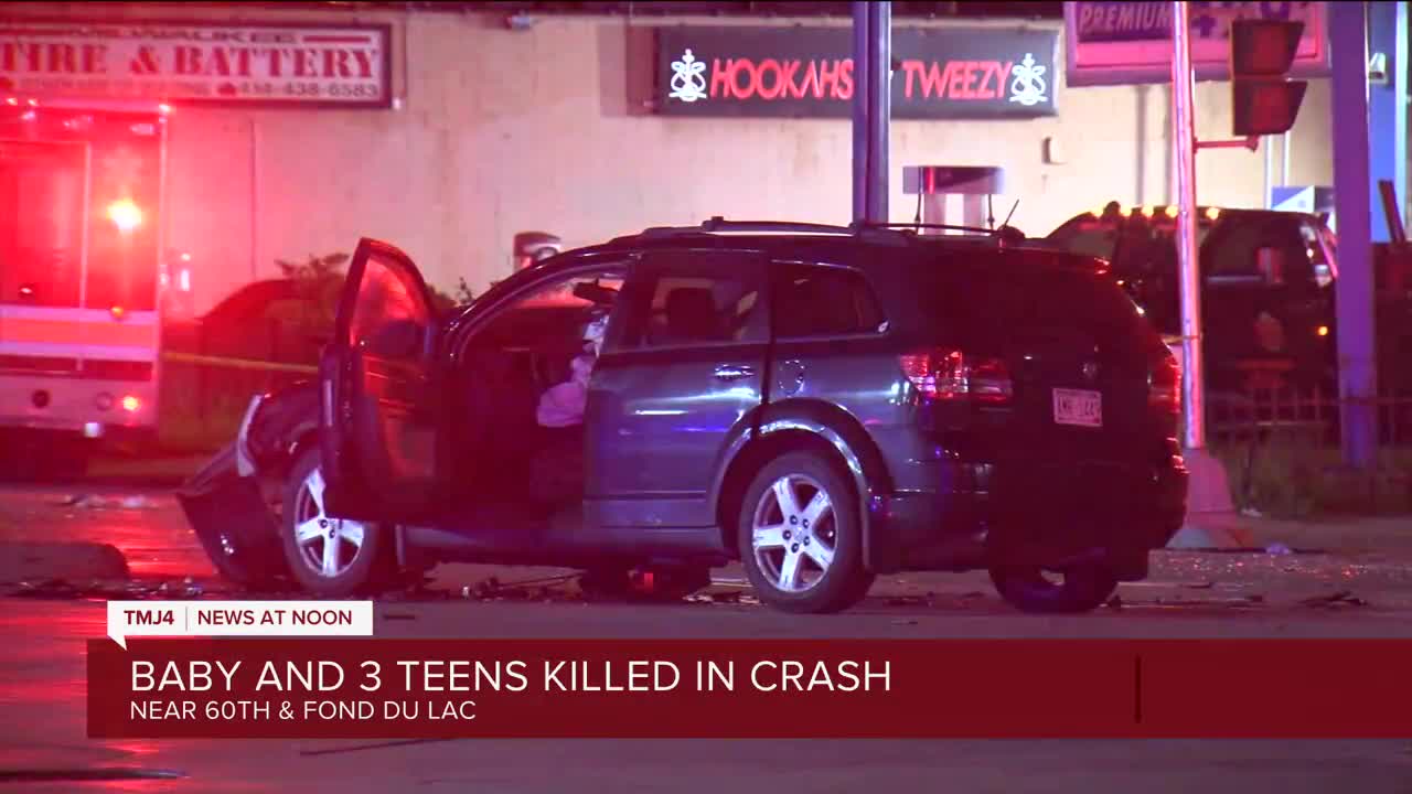 1-year-old girl among 5 killed in crash near 60th and Fond du Lac ...