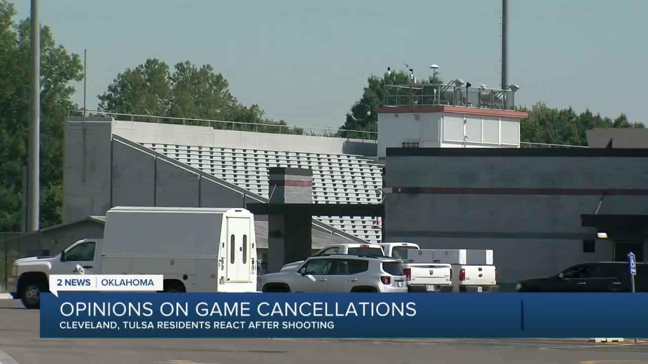 Tulsa, Cleveland residents react to McLain game cancelations