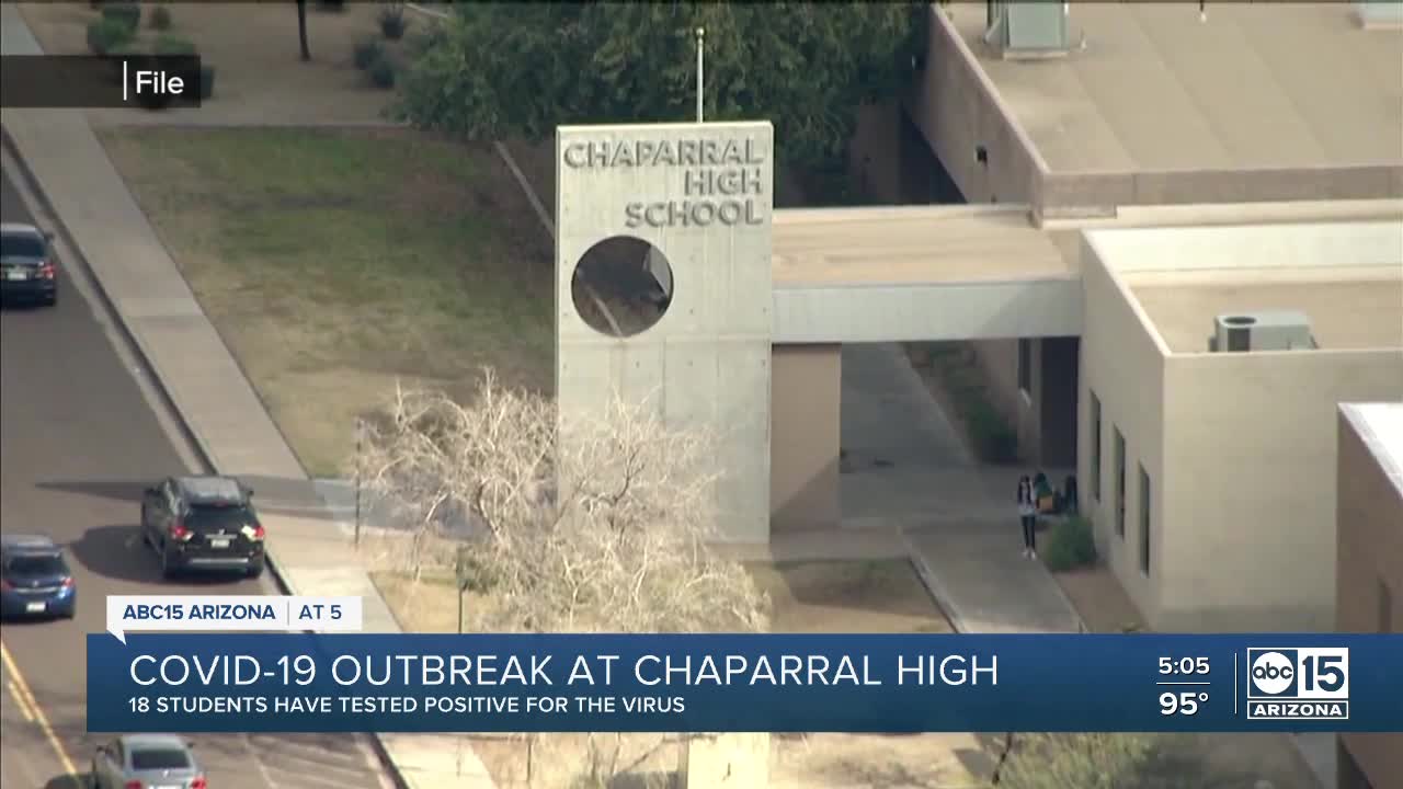 200+ to quarantine after possible COVID exposure at Chaparral HS