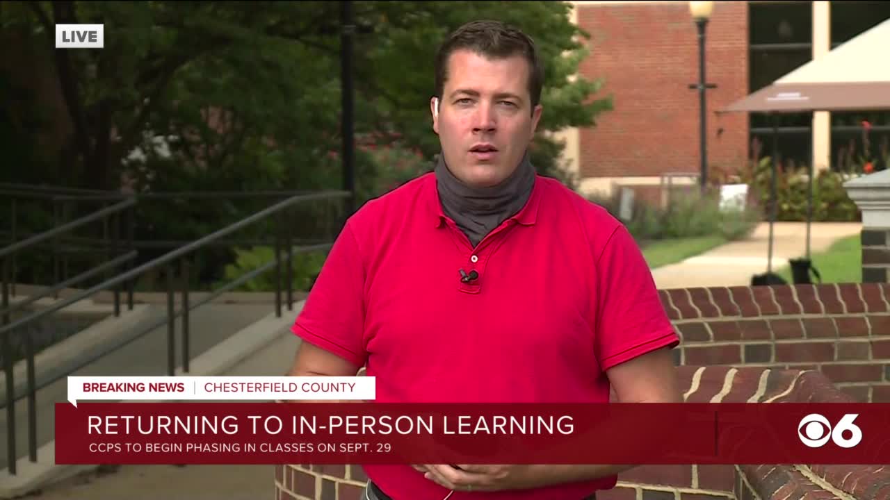 Chesterfield County schools to begin inperson reopening process