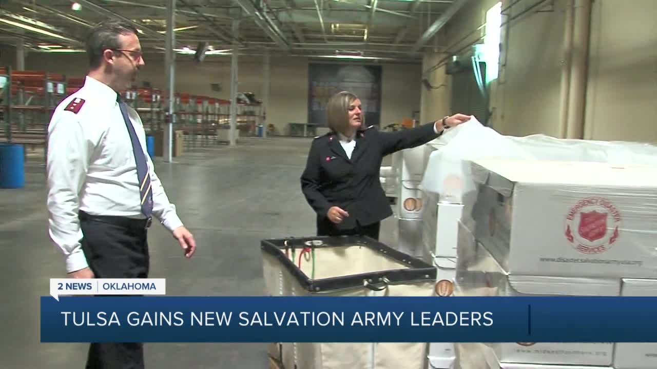 Couple carries family tradition of helping others to Tulsa Salvation Army