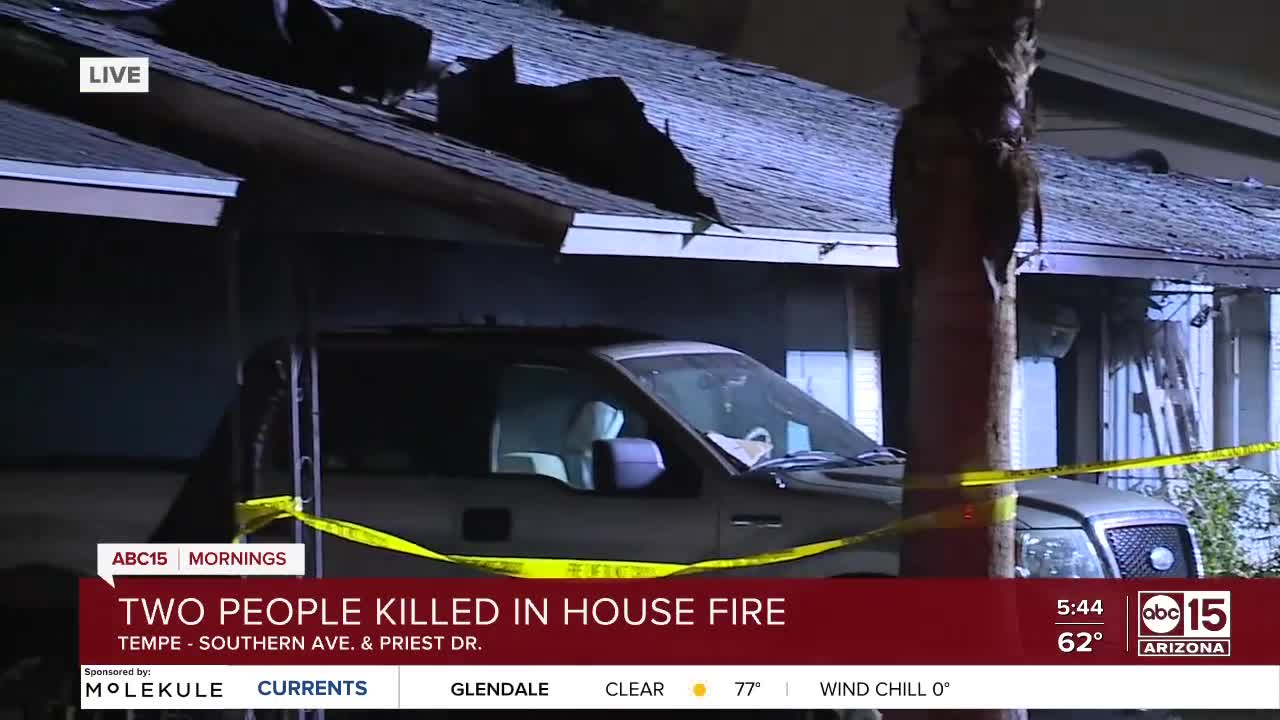 Two women found dead inside home after fire